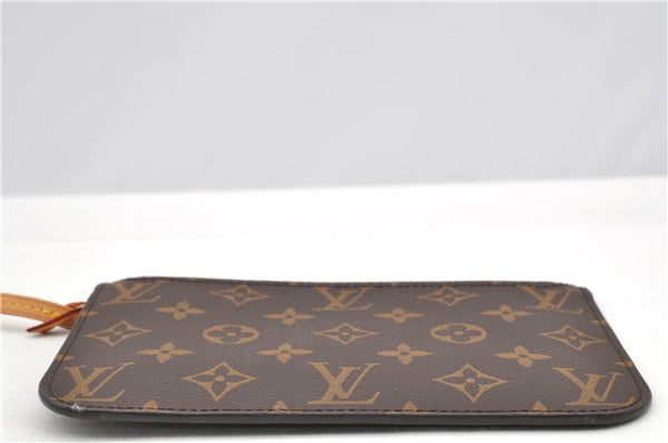 Authentic Louis Vuitton Monogram Neverfull Pouch Purse Clutch Bag LV 6560F