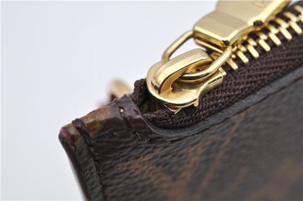 Authentic Louis Vuitton Monogram Neverfull Pouch Purse Clutch Bag LV 6560F