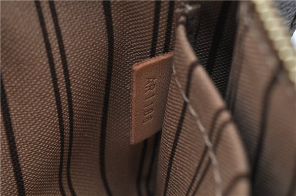 Authentic Louis Vuitton Monogram Neverfull Pouch Purse Clutch Bag LV 6560F