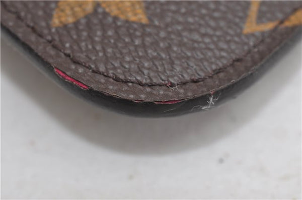 Authentic Louis Vuitton Monogram Neverfull Pouch Purse Clutch Bag Pink LV 6565F