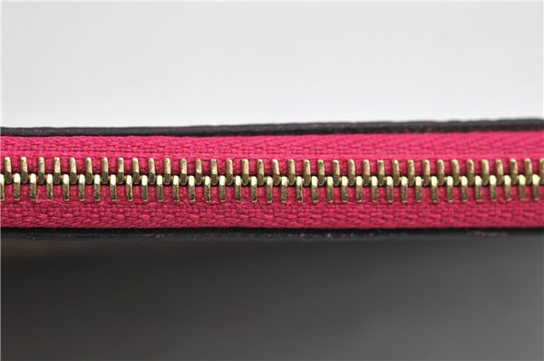 Authentic Louis Vuitton Monogram Neverfull Pouch Purse Clutch Bag Pink LV 6565F