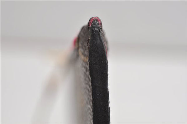 Authentic Louis Vuitton Monogram Neverfull Pouch Purse Clutch Bag Pink LV 6565F