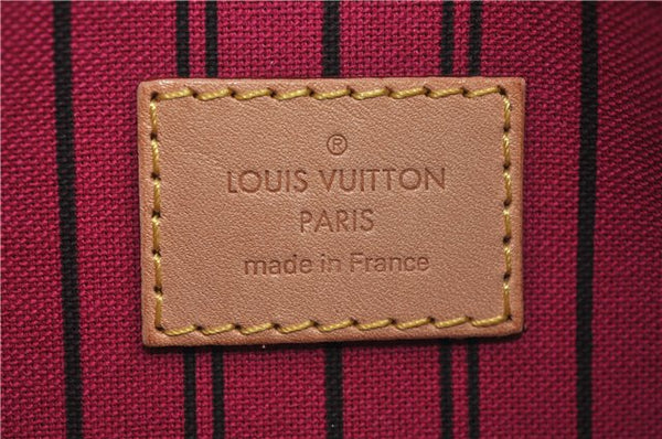 Authentic Louis Vuitton Monogram Neverfull Pouch Purse Clutch Bag Pink LV 6565F