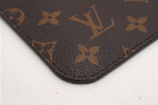 Authentic Louis Vuitton Monogram Neverfull Pouch Purse Clutch Bag Pink LV 6567F