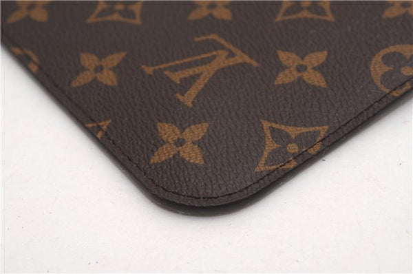 Authentic Louis Vuitton Monogram Neverfull Pouch Purse Clutch Bag Pink LV 6567F