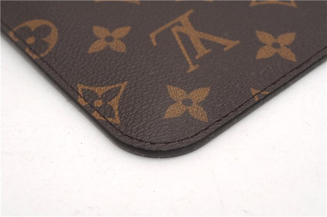 Authentic Louis Vuitton Monogram Neverfull Pouch Purse Clutch Bag Pink LV 6567F