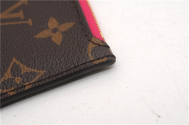 Authentic Louis Vuitton Monogram Neverfull Pouch Purse Clutch Bag Pink LV 6567F