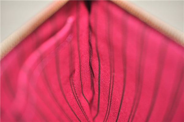 Authentic Louis Vuitton Monogram Neverfull Pouch Purse Clutch Bag Pink LV 6567F