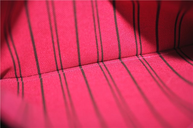 Authentic Louis Vuitton Monogram Neverfull Pouch Purse Clutch Bag Pink LV 6567F