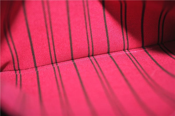 Authentic Louis Vuitton Monogram Neverfull Pouch Purse Clutch Bag Pink LV 6567F