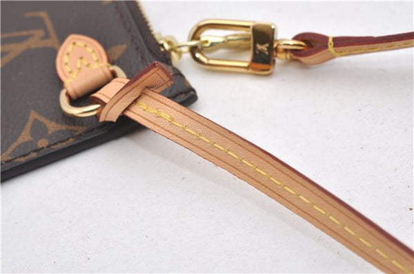 Authentic Louis Vuitton Monogram Neverfull Pouch Purse Clutch Bag LV 6569F