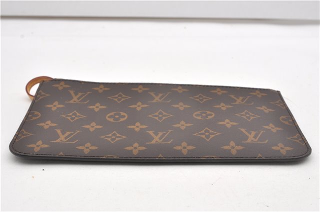Authentic Louis Vuitton Monogram Neverfull Pouch Purse Clutch Bag LV 6569F