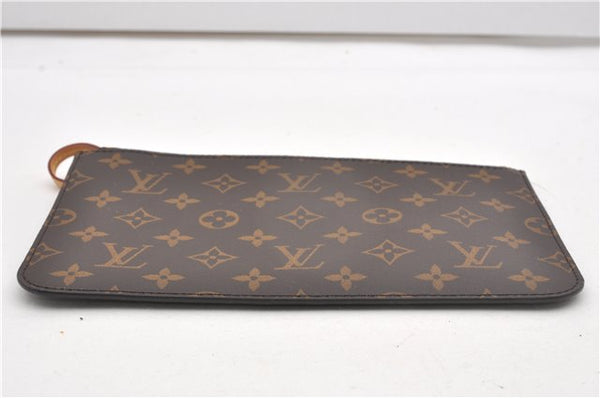 Authentic Louis Vuitton Monogram Neverfull Pouch Purse Clutch Bag LV 6569F