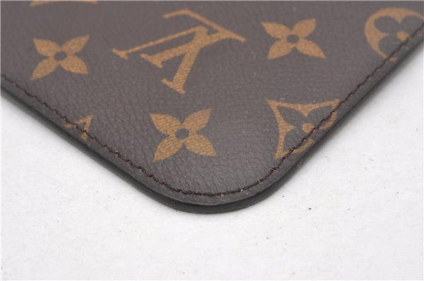 Authentic Louis Vuitton Monogram Neverfull Pouch Purse Clutch Bag LV 6569F