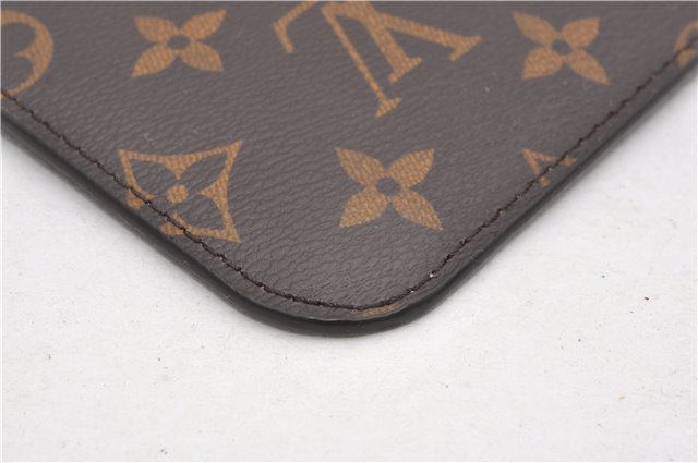 Authentic Louis Vuitton Monogram Neverfull Pouch Purse Clutch Bag LV 6569F