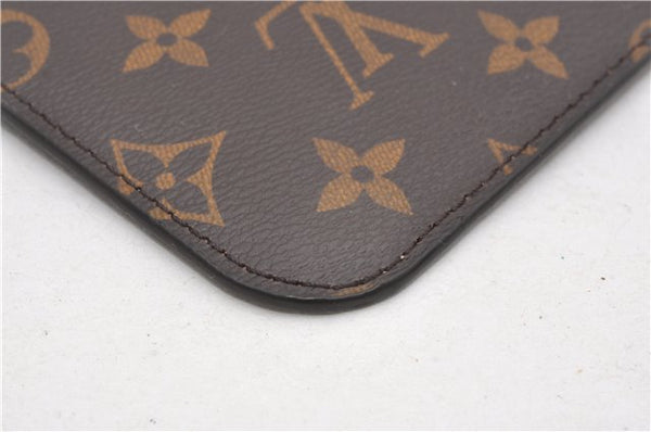 Authentic Louis Vuitton Monogram Neverfull Pouch Purse Clutch Bag LV 6569F