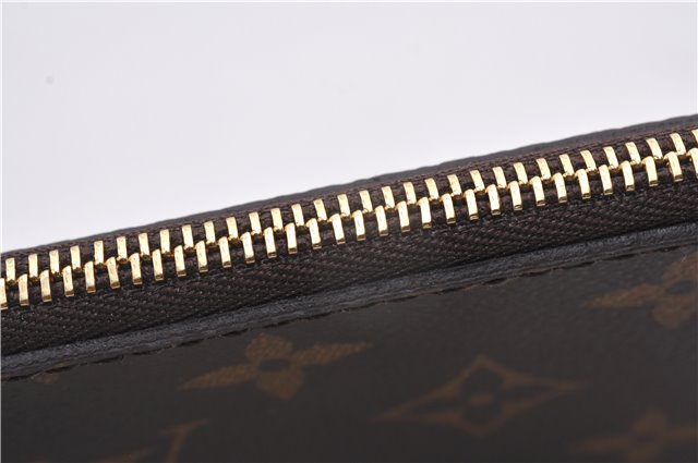 Authentic Louis Vuitton Monogram Neverfull Pouch Purse Clutch Bag LV 6569F