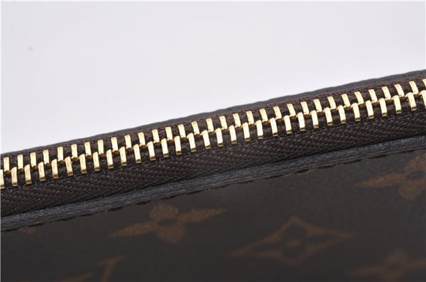 Authentic Louis Vuitton Monogram Neverfull Pouch Purse Clutch Bag LV 6569F