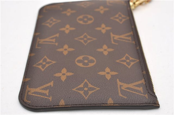 Authentic Louis Vuitton Monogram Neverfull Pouch Purse Clutch Bag LV 6572F