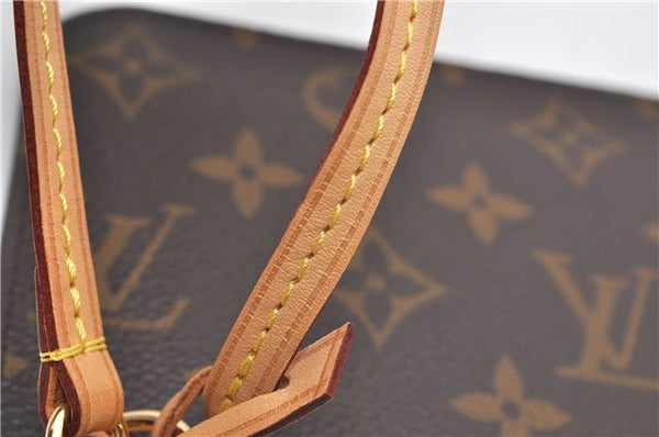 Authentic Louis Vuitton Monogram Neverfull Pouch Purse Clutch Bag LV 6572F