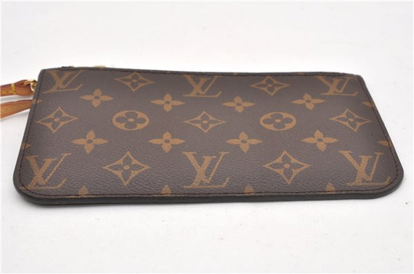Authentic Louis Vuitton Monogram Neverfull Pouch Purse Clutch Bag LV 6572F