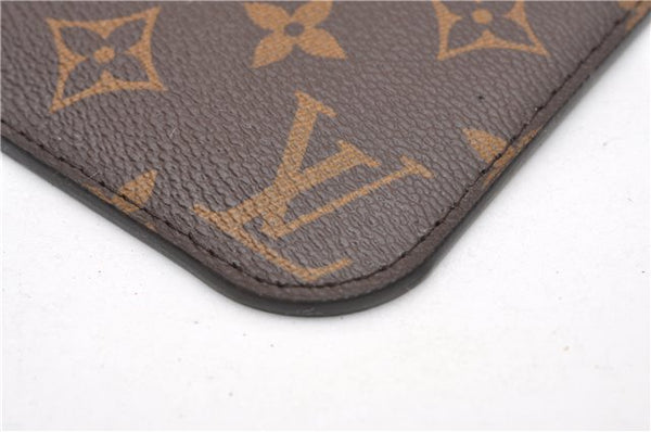 Authentic Louis Vuitton Monogram Neverfull Pouch Purse Clutch Bag LV 6572F