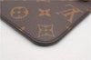 Authentic Louis Vuitton Monogram Neverfull Pouch Purse Clutch Bag LV 6572F