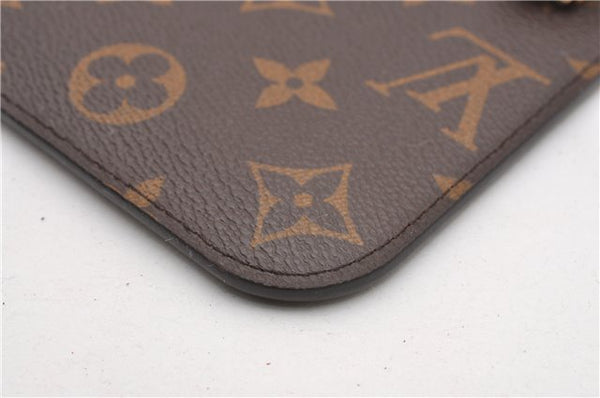Authentic Louis Vuitton Monogram Neverfull Pouch Purse Clutch Bag LV 6572F