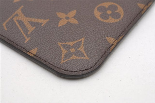 Authentic Louis Vuitton Monogram Neverfull Pouch Purse Clutch Bag LV 6572F