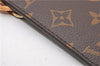 Authentic Louis Vuitton Monogram Neverfull Pouch Purse Clutch Bag LV 6572F