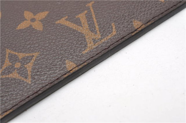 Authentic Louis Vuitton Monogram Neverfull Pouch Purse Clutch Bag LV 6572F