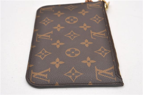 Authentic Louis Vuitton Monogram Neverfull Pouch Purse Clutch Bag LV 6573F