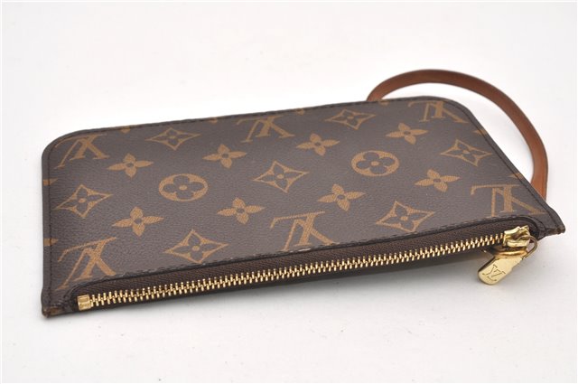 Authentic Louis Vuitton Monogram Neverfull Pouch Purse Clutch Bag LV 6573F