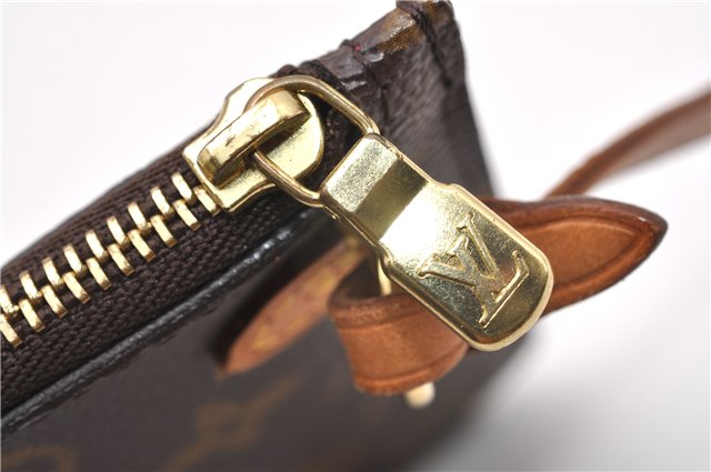 Authentic Louis Vuitton Monogram Neverfull Pouch Purse Clutch Bag LV 6573F