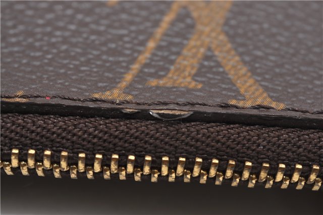 Authentic Louis Vuitton Monogram Neverfull Pouch Purse Clutch Bag LV 6573F