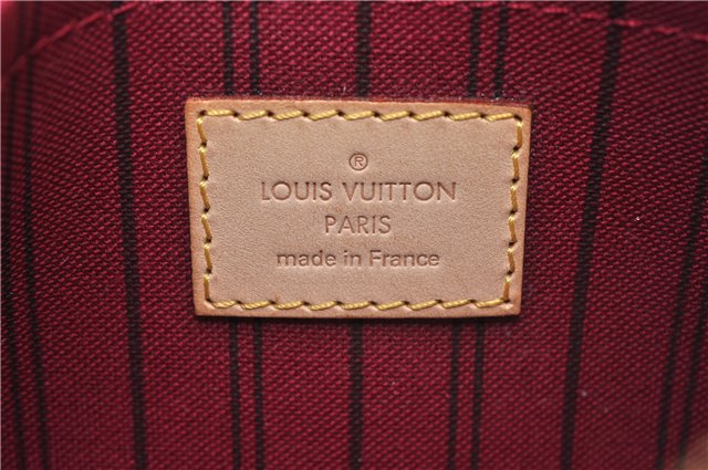 Authentic Louis Vuitton Monogram Neverfull Pouch Purse Clutch Bag LV 6573F