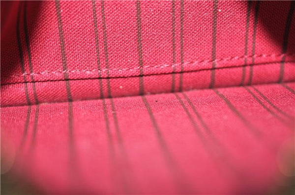 Authentic Louis Vuitton Monogram Neverfull Pouch Purse Clutch Bag LV 6573F