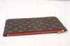 Authentic Louis Vuitton Monogram Neverfull Pouch Purse Clutch Bag Red LV 6574F