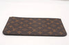 Authentic Louis Vuitton Monogram Neverfull Pouch Purse Clutch Bag Red LV 6574F