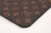 Authentic Louis Vuitton Monogram Neverfull Pouch Purse Clutch Bag Red LV 6574F
