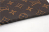 Authentic Louis Vuitton Monogram Neverfull Pouch Purse Clutch Bag Red LV 6574F