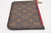 Authentic Louis Vuitton Monogram Neverfull Pouch Purse Clutch Bag Pink LV 6575F