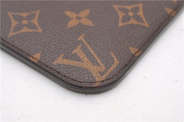 Authentic Louis Vuitton Monogram Neverfull Pouch Purse Clutch Bag Pink LV 6575F