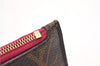 Authentic Louis Vuitton Monogram Neverfull Pouch Purse Clutch Bag Pink LV 6575F