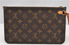 Authentic Louis Vuitton Monogram Neverfull Pouch Purse Clutch Bag LV 6576F