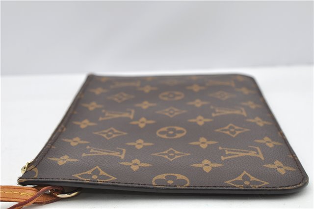 Authentic Louis Vuitton Monogram Neverfull Pouch Purse Clutch Bag LV 6576F