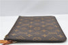 Authentic Louis Vuitton Monogram Neverfull Pouch Purse Clutch Bag LV 6576F