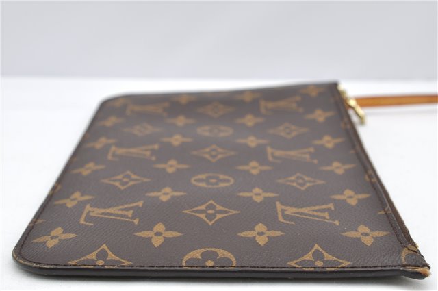 Authentic Louis Vuitton Monogram Neverfull Pouch Purse Clutch Bag LV 6576F