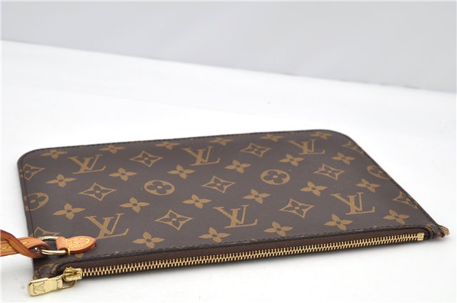 Authentic Louis Vuitton Monogram Neverfull Pouch Purse Clutch Bag LV 6576F