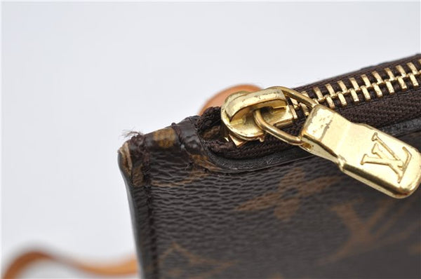Authentic Louis Vuitton Monogram Neverfull Pouch Purse Clutch Bag LV 6576F